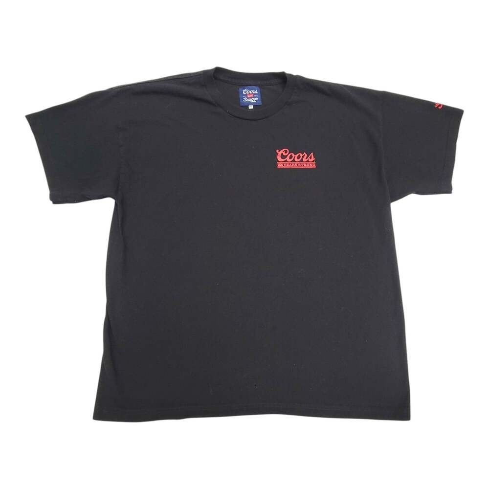 Seager Coors Banquet 150 Years Strong Taste High Country Shirt Mens XXL Black